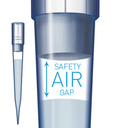 Imagen: Las puntas con filtros SafetySpace (Fotografía cortesía de Biohit)